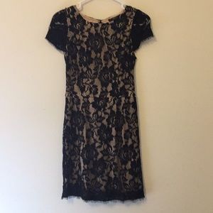 Classy black/nude lace dress